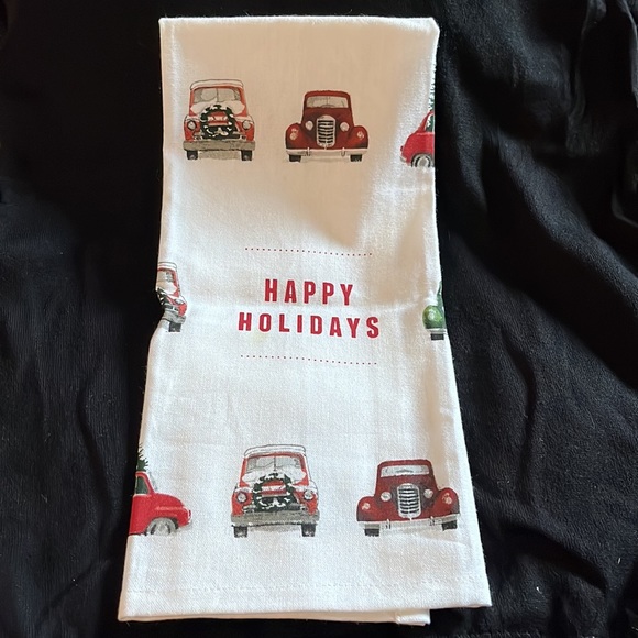 Holiday vehicles tea towel by Stonewall Kitchen NWOT - Picture 5 of 5